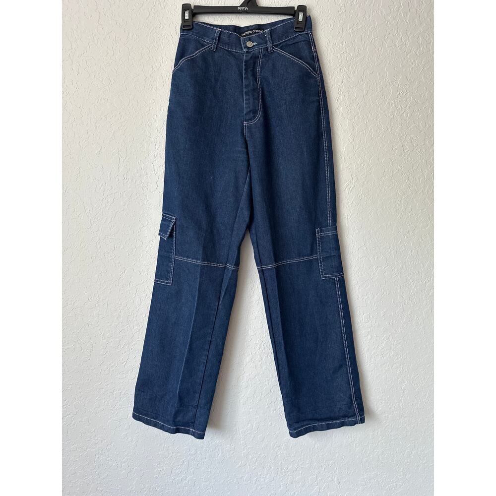 Vintage Barbie by MADNESS🌿Y2K Cargo Jeans Women’s Size Small Utility Barbiecore